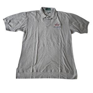 VTG ALIEN Movie Promo Gray Cotton Polo | SZ L